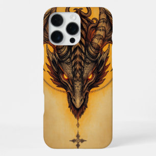 Feurige Fantasy-Kunst eines uralten Drachen iPhone 16 Pro Max Hülle