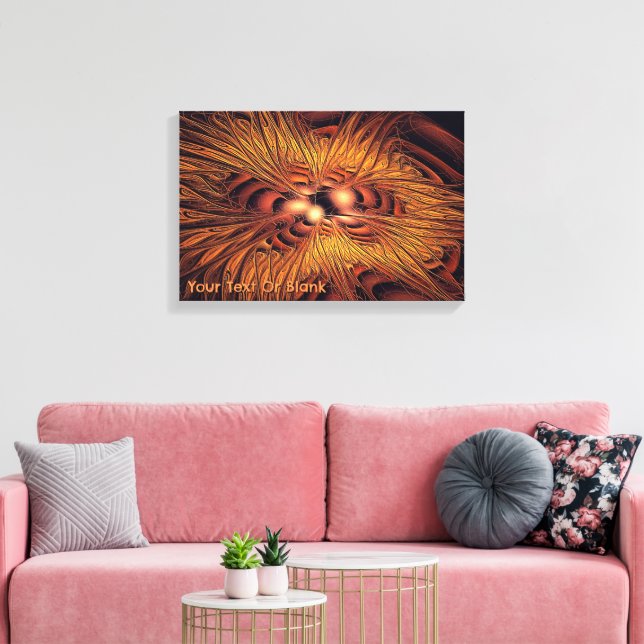 Feurige Filamente Leinwanddruck (Insitu (Wohnzimmer))