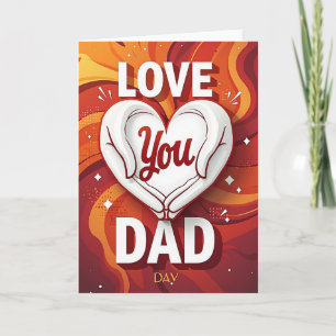 Feurige Liebe Vater Tag Karte