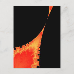 Feurige Stalagmiten-Postkarte Postkarte