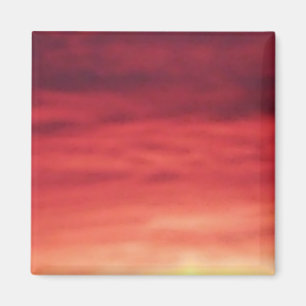 Feuriger Himmel Magnet