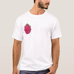 Feuriger kleiner Drachenfrucht-Charakter T-Shirt