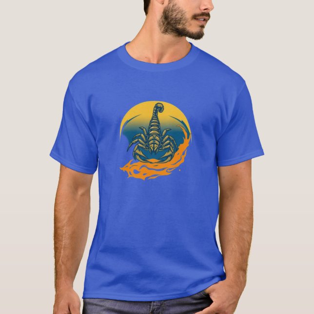 Feuriger Lunar Skorpion T-Shirt (Vorderseite)