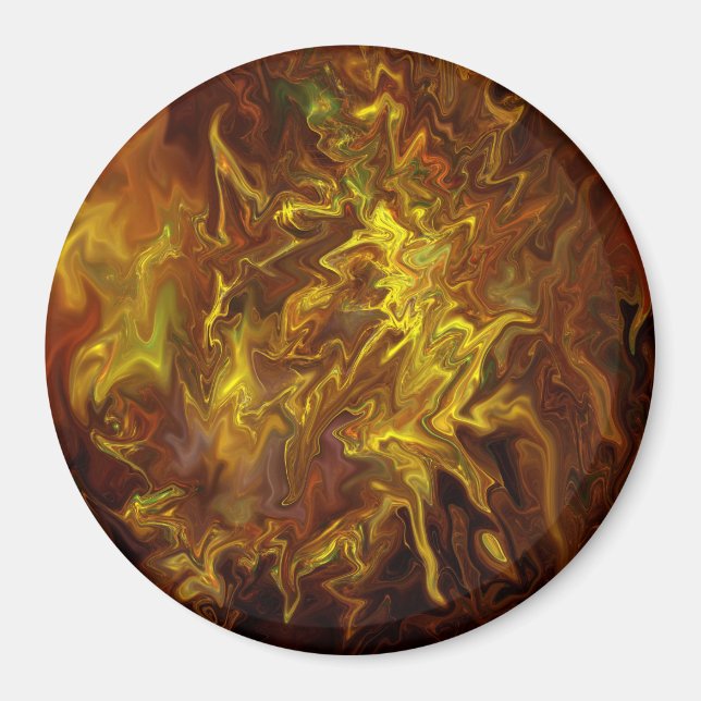 Feuriger Nebel.... Magnet (Vorne)