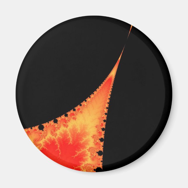 Feuriger Stalagmit-Magnet Magnet (Vorne)