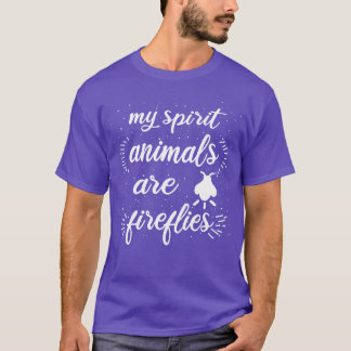 Feuriges Geist Tier Feuriges Glühwürmchen Geschenk T-Shirt