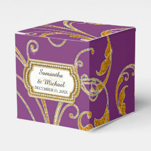 Fevor Box Glam Old Hollywood Regency Black Krawatt Geschenkschachtel