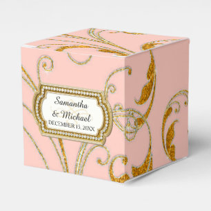 Fevor Box Glam Old Hollywood Regency Black Krawatt Geschenkschachtel