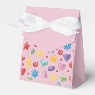 "Fevor Box - Pink Candy & Star Pattern Geschenkbox Geschenkschachtel