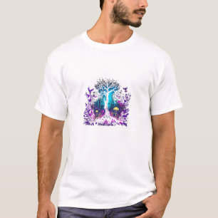 Fey Gothic Emo Goblincore Ästhetik Wald Graphi T-Shirt