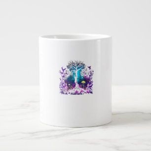 Fey Gothic Emo Goblincore Ästhetik Waldgrafik Jumbo-Tasse