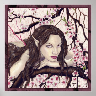 Fey of the Spring Bloom Poster