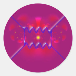 feynman diagram diagramm runder aufkleber