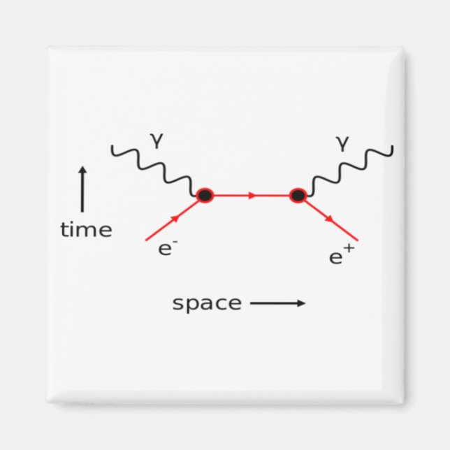 Feynman-Diagramm-Physik Magnet (Vorne)