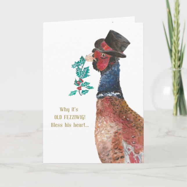 Fezziwig Weihnachtskarten Dankeskarte (Vorderseite)