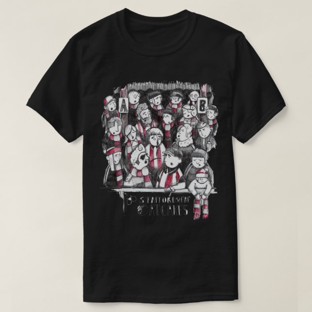 FF Stored City - Fußballfans - Boothen Enders T-Shirt (Design vorne)