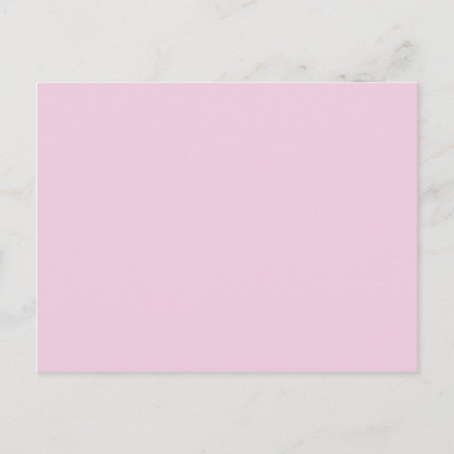 FFCCFF Pale Lilac Pink Lavender Solid Color Postkarte (Vorderseite)