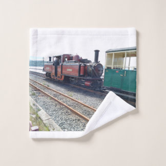 Ffestiniog Steam Engine Wash Cloth Waschlappen