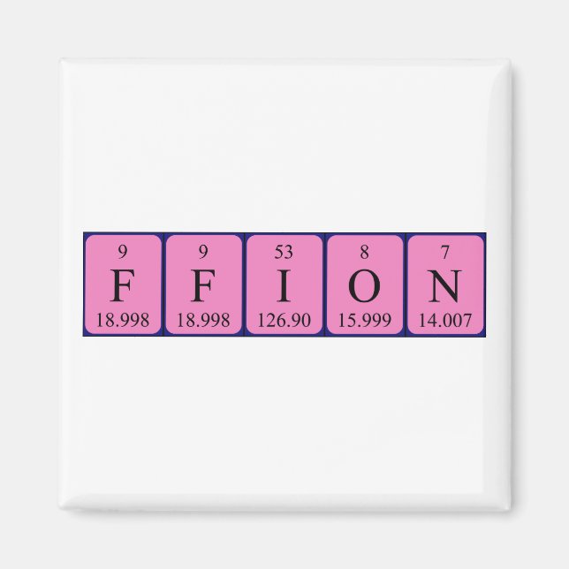 Ffion Periodenmagnet Magnet (Vorne)