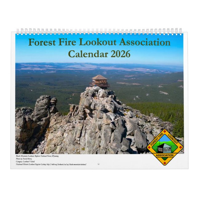 FFLA Lookout Calendar 2026 Kalender (Titelbild)