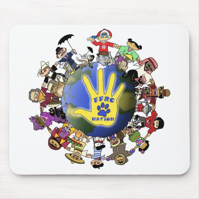 FFRC Nations-Mausunterlage Mousepad (Vorne)