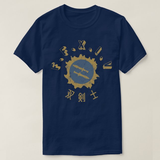 FFXIV Rogue Gold Icon T-Shirt (Design vorne)