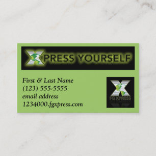 FG Xpress Geschäfts-Karte #3 Visitenkarte