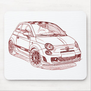Fi500Abarth 2009 Mousepad