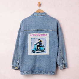 "Fiamma" "Corsa Elegante" - Elegante Fahrt Jeansjacke