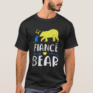 Fiancé Bear Family Matching Down Syndrome Awarenes T-Shirt