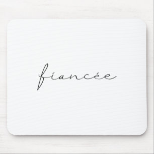 Fiancee Bride Bridal Groom Junggeselinnen-Abschied Mousepad