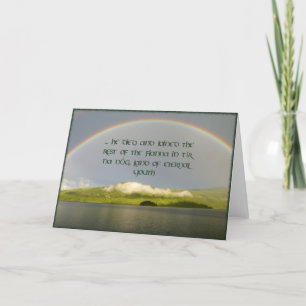 Fianna und Tír na nÓg Sympathy Card Karte