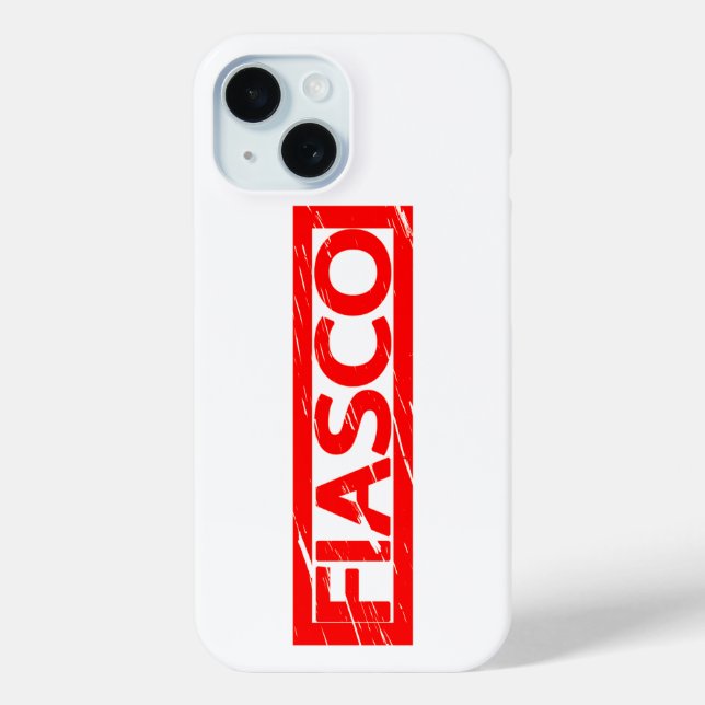 Fiasco-Briefmarke Case-Mate iPhone Hülle (Rückseite)