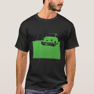 Fiat 500, 1959 - Grün auf Dunkel T-Shirt