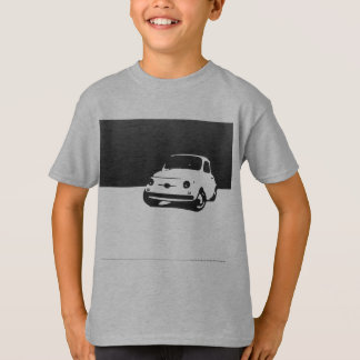 Fiat 500, 1959 - schwärzen Sie auf hellen Shirts