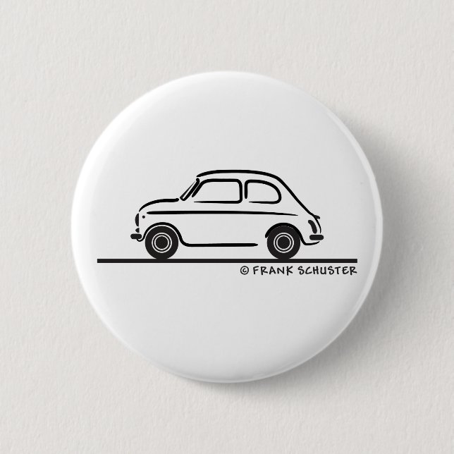 Fiat 500 Cinquecento Button (Vorderseite)