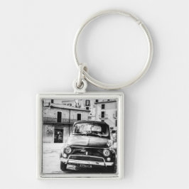 Fiat 500, cinquecento in Italien, klassisches Schlüsselanhänger