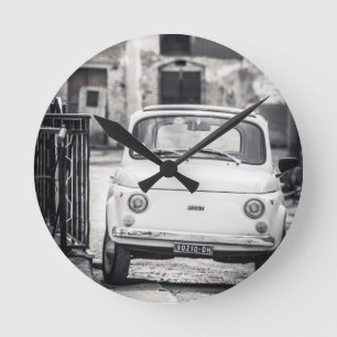 Fiat 500, Cinquecento in Italien Runde Wanduhr
