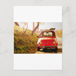 Fiat 500, Cinquecento, Italien Postkarte