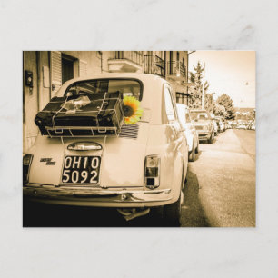 Fiat 500, Cinquecento, Italien Postkarte
