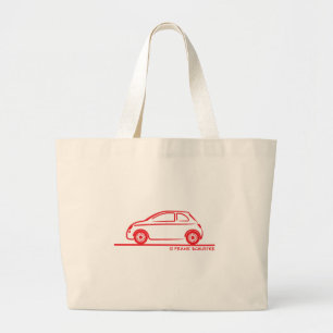 Fiat 500 Cinquecento Jumbo Stoffbeutel