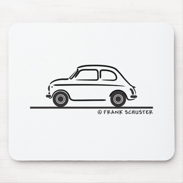 Fiat 500 Cinquecento Mousepad (Vorne)