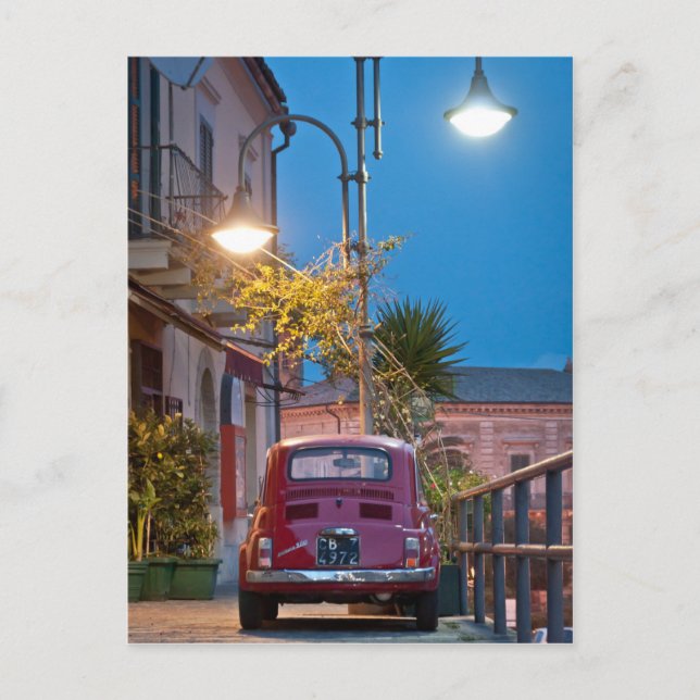 Fiat 500, Cinquecento Postkarte (Vorderseite)