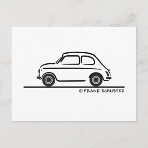 Fiat 500 Cinquecento Postkarte