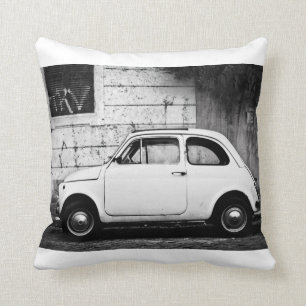 Fiat 500 in Italien, klassisches Autokissen Kissen