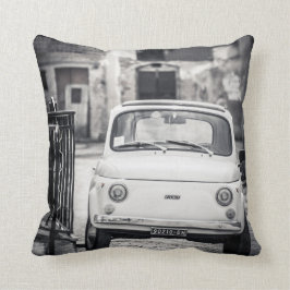 Fiat 500 in Italien, klassisches Autokissen Kissen