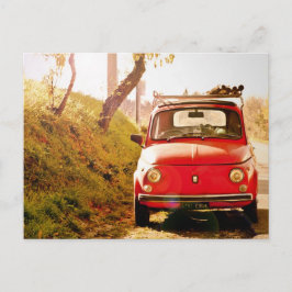 Fiat 500 in Italien Postkarte