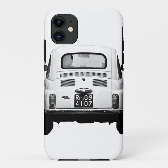 Fiat 500 in Rom, Italien Case-Mate iPhone Hülle (Rückseite)