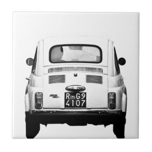 Fiat 500 in Rom, Italien. Fliese