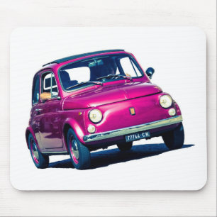 Fiat 500 in Rom, Italien Mousepad